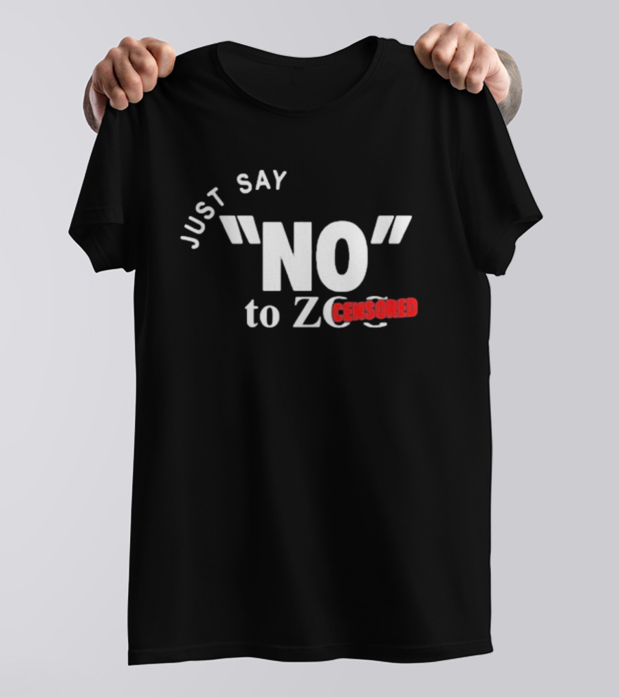 Randy Weaver Just Say No To Censored Zero T-Shirt
