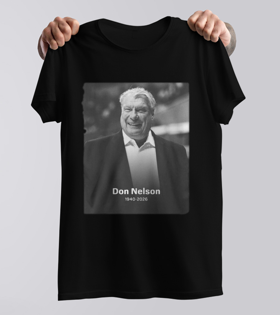 Don Nelson 1940 2026 Basketball Legend Memorial T-Shirt