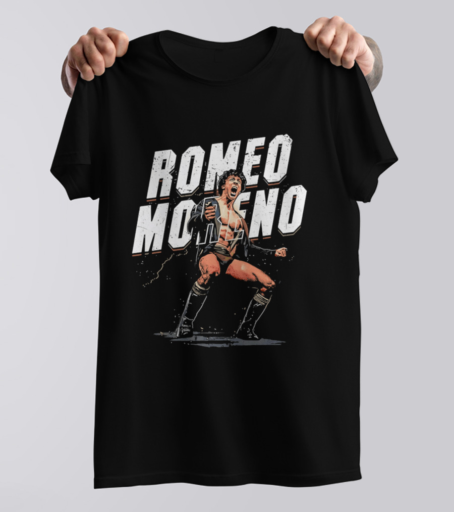Romeo Moreno Dynamic NXT Superstar Wrestling Persona T-Shirt