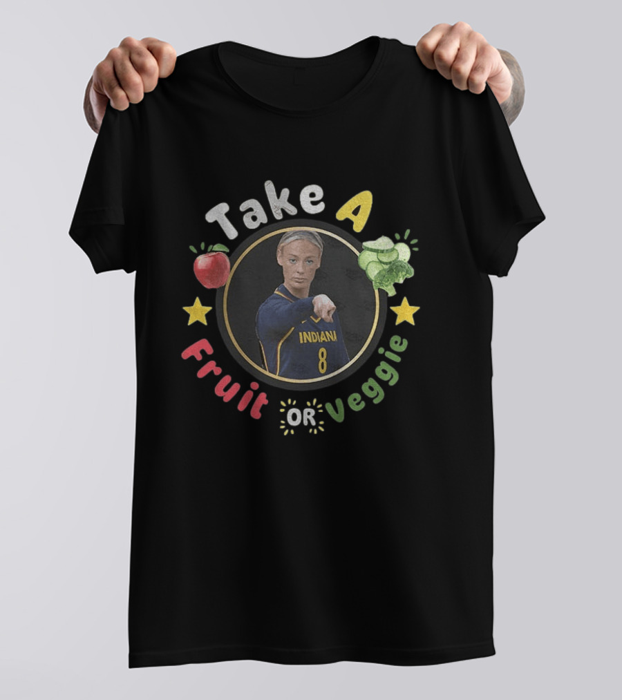 Take A Fruit Or Veggie Indiana 8 Sophie Cunningham Pointing Meme T-Shirt