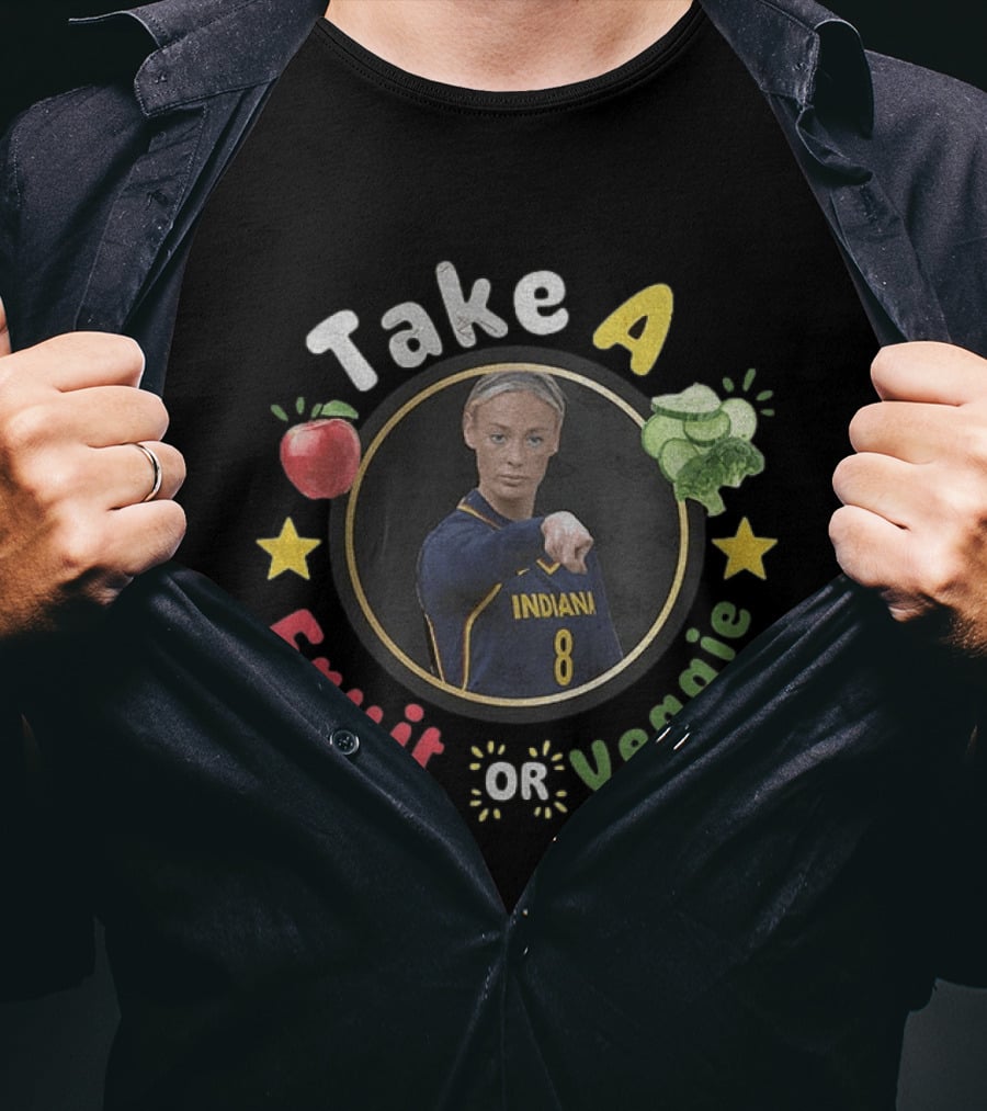 Take A Fruit Or Veggie Indiana 8 Sophie Cunningham Pointing Meme T-Shirt