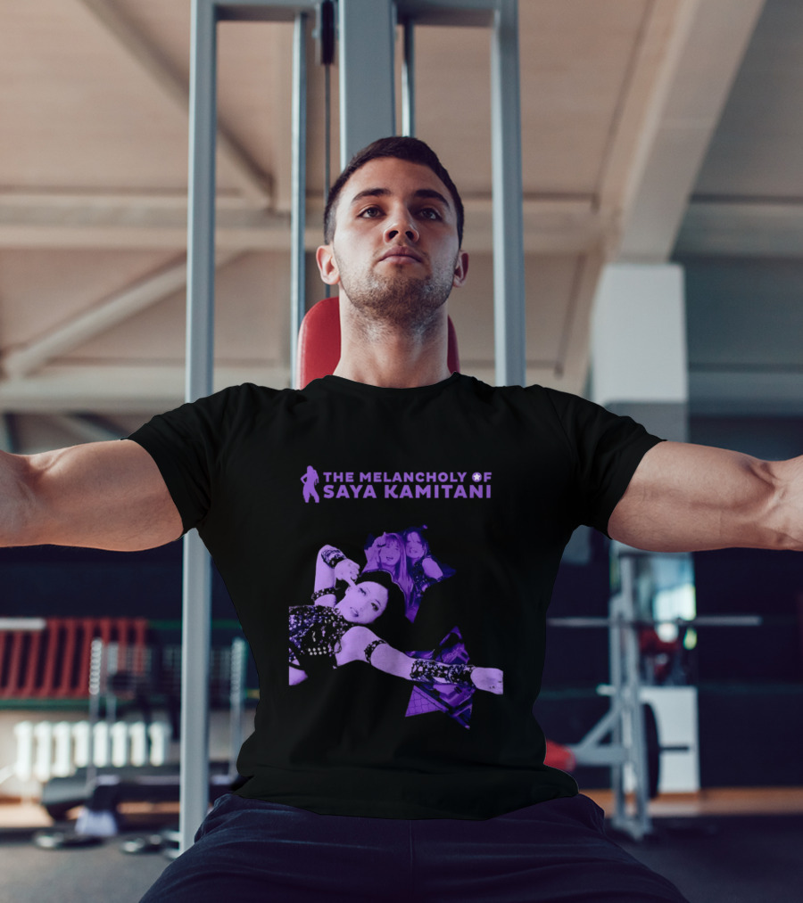The Melancholy Of Saya Kamitani Purple Aesthetic T-Shirt