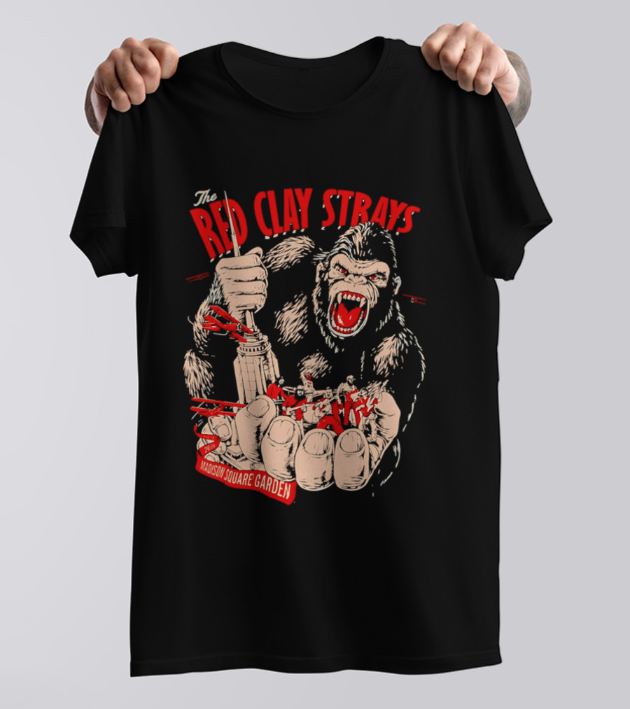The Red Clay Strays Aug 9 2026 King Kong Madison Square Garden Event T-Shirt