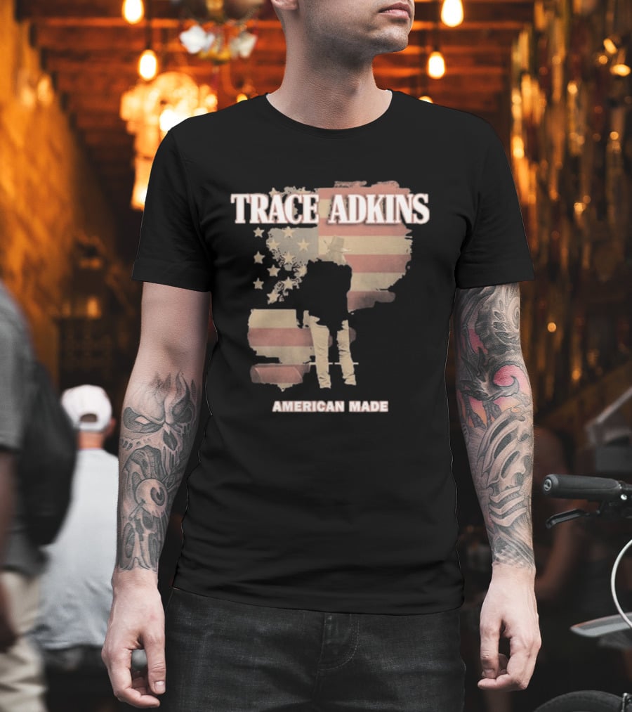 Trace Adkins American Made USA Flag Stars And Stripes T-Shirt