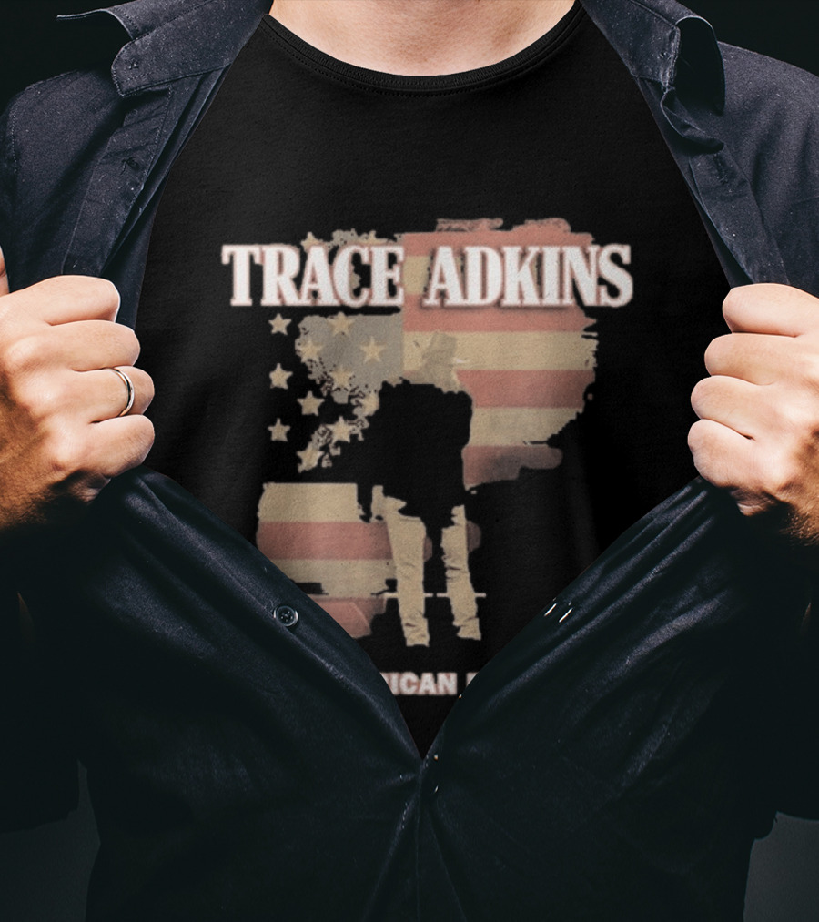 Trace Adkins American Made USA Flag Stars And Stripes T-Shirt