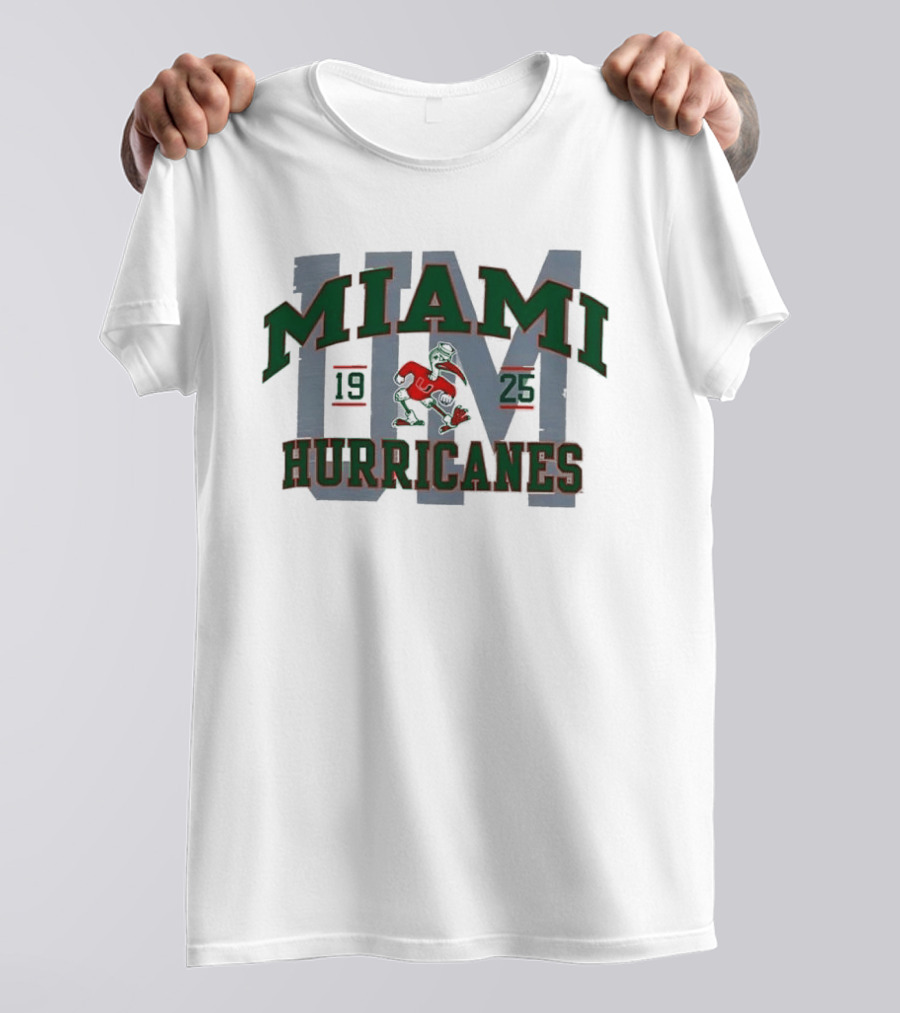 Miami Hurricanes 1925 Sebastian Ibis UM T-Shirt