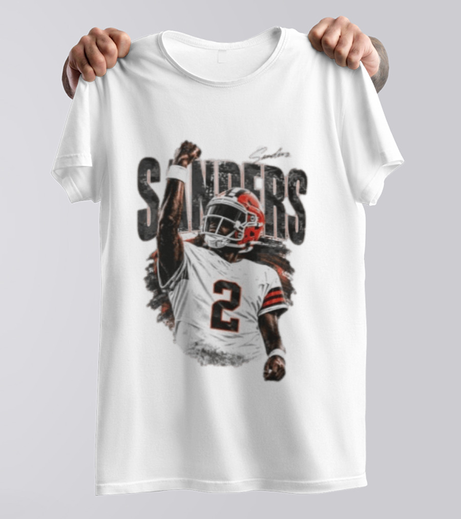 Sanders 2 Colorado Buffaloes Jersey Football Player T-Shirt