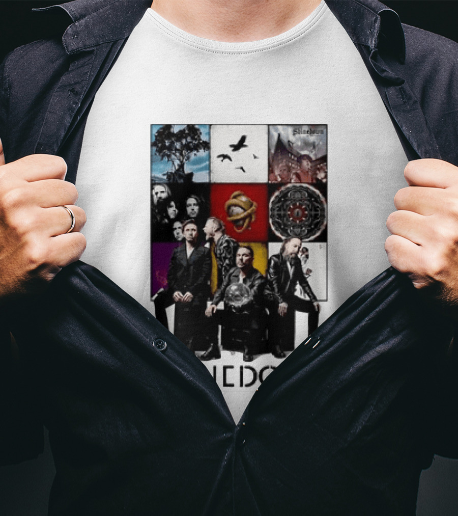 Shinedown Us And Them Album Cover Band Members Collage T-Shirt