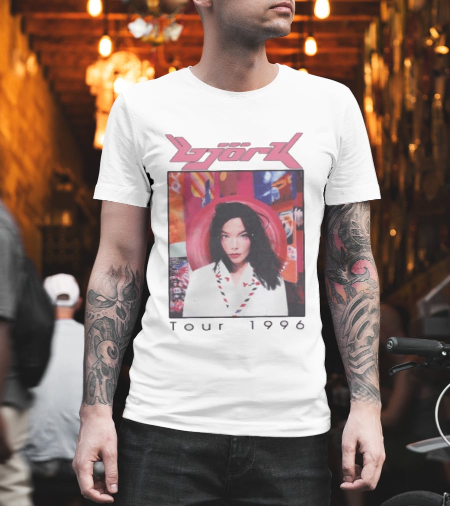 Björk Tour 1996 Post Icelandic Singer T-Shirt