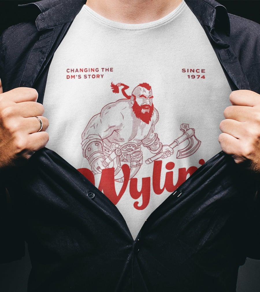 Changing The DM's Story Wylin' Barbarian Since 1974 T-Shirt