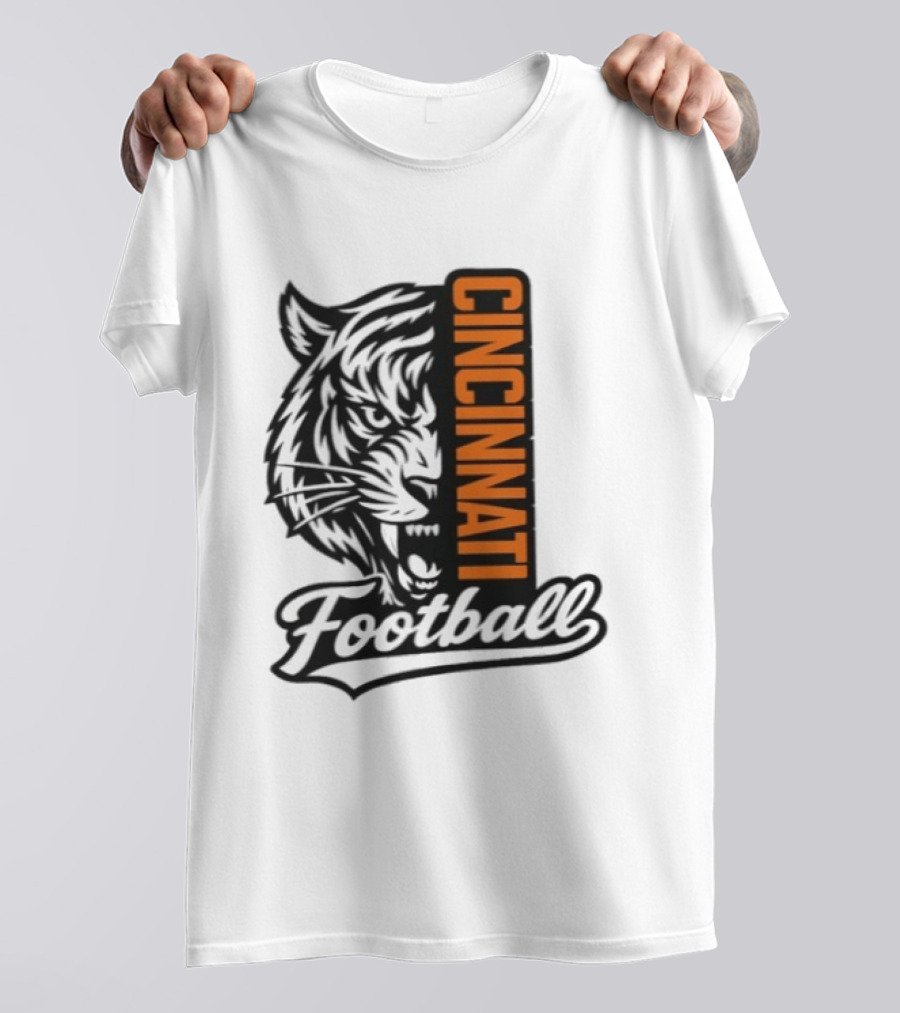 Cincinnati Football Tiger Tiger Iconic Team T-Shirt