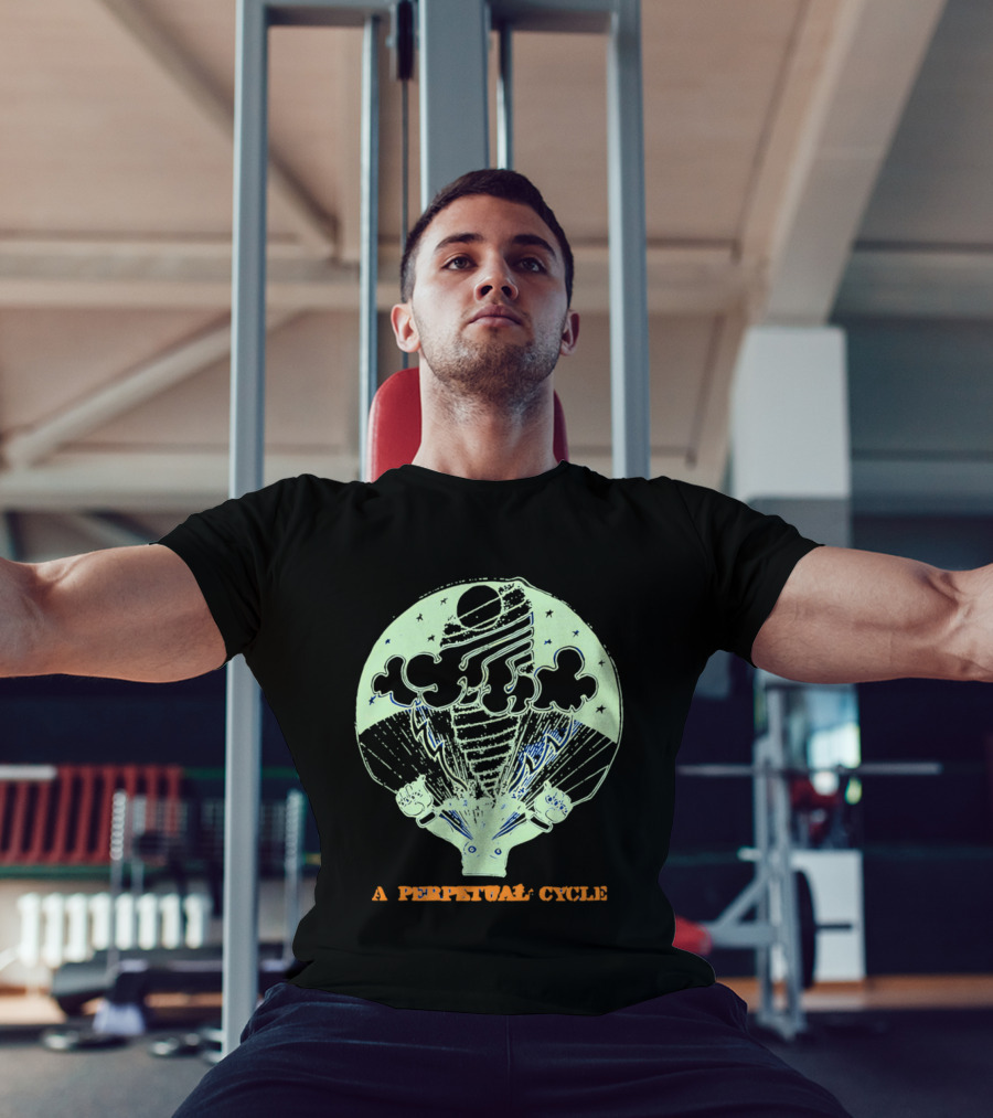 A Perpetual Cycle Tornado 4545 Hands Clouds Stars T-Shirt