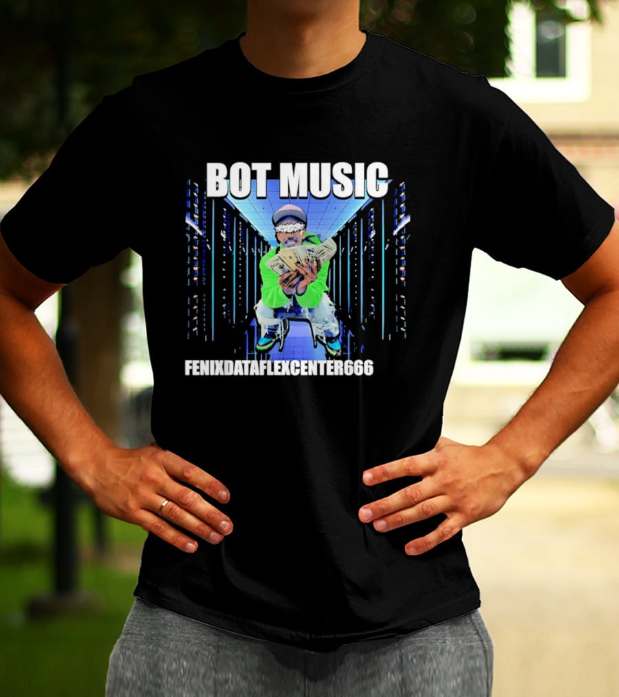 Bot Music Fenixdataflexcenter666 Cash Server Room T-Shirt