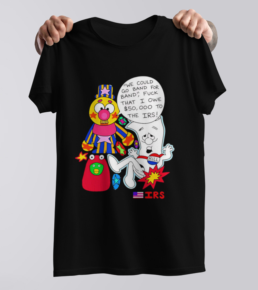 I'm Just A Bill IRS Debt Schoolhouse Rock Clown And Starburst T-Shirt