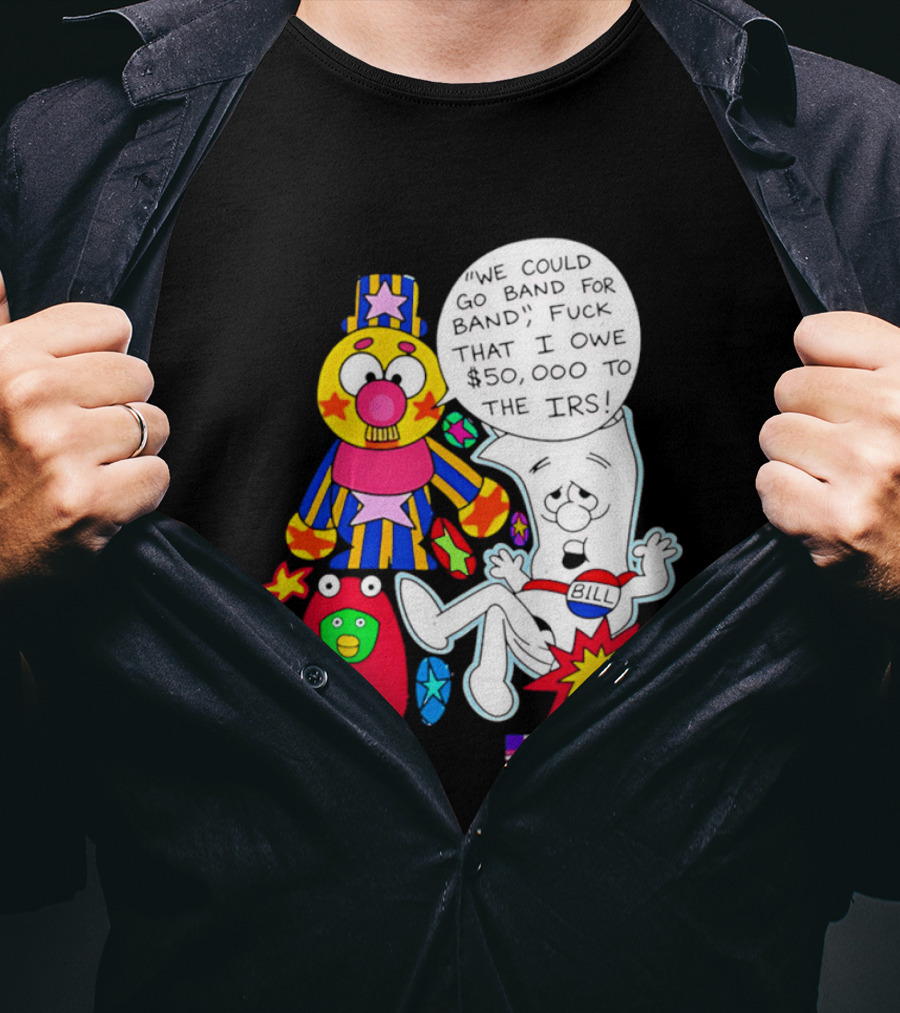 I'm Just A Bill IRS Debt Schoolhouse Rock Clown And Starburst T-Shirt
