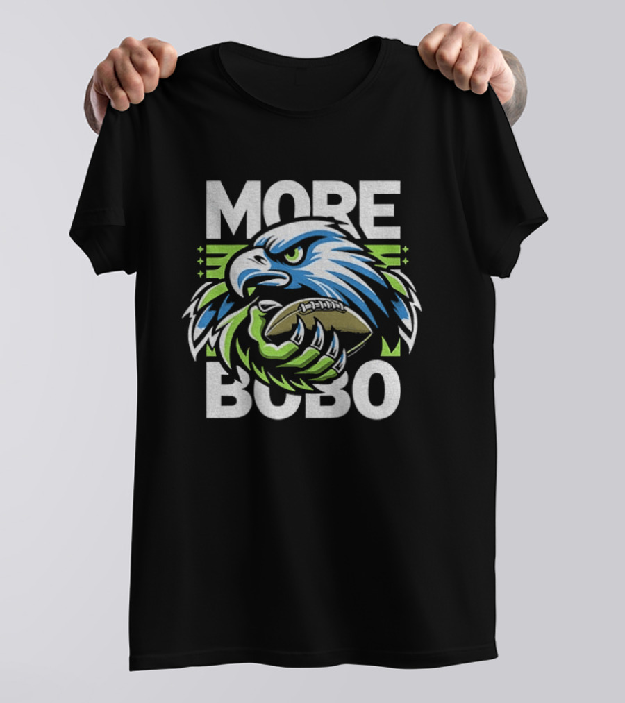 Jake Bobo More Bobo Seattle Seahawks Football Vibrant Gradient 2025 T-Shirt