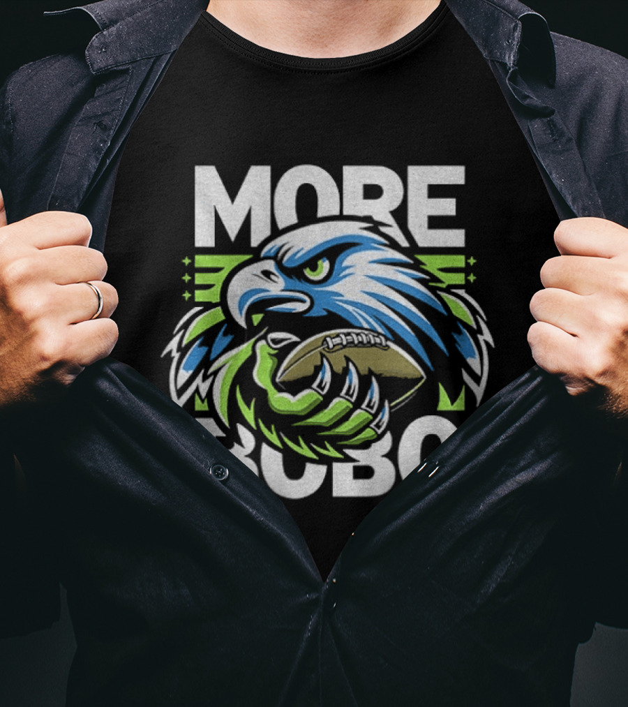 Jake Bobo More Bobo Seattle Seahawks Football Vibrant Gradient 2025 T-Shirt