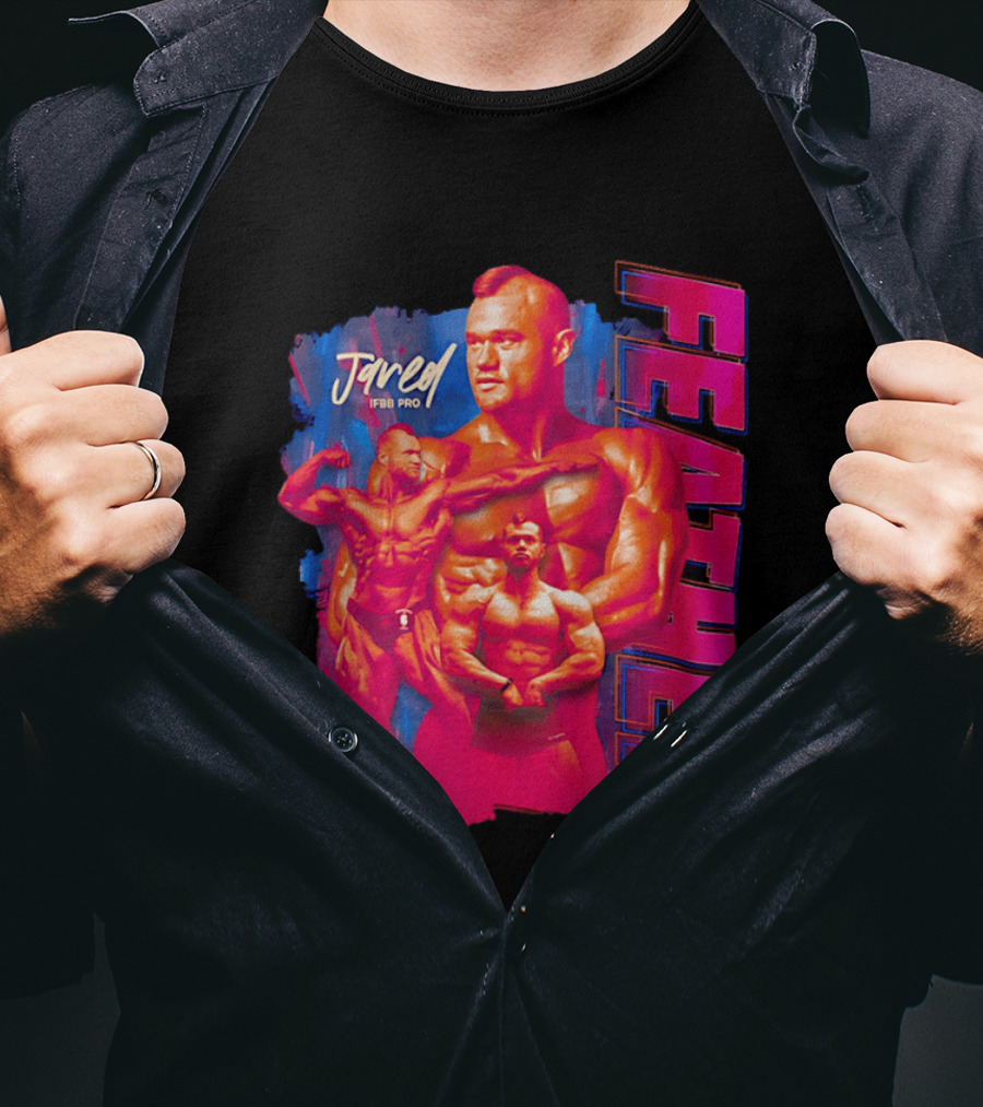 Jared Feather IFBB Pro Bodybuilding Champion Bold Visual T-Shirt