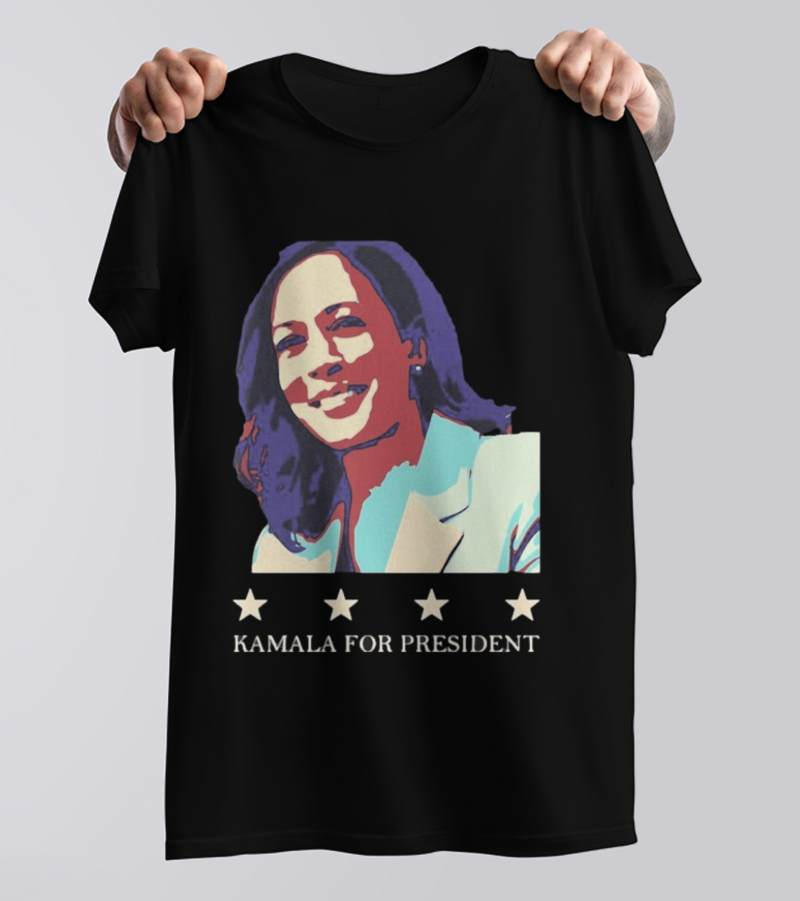 Kamala For President Pop Political Four Star T-Shirt