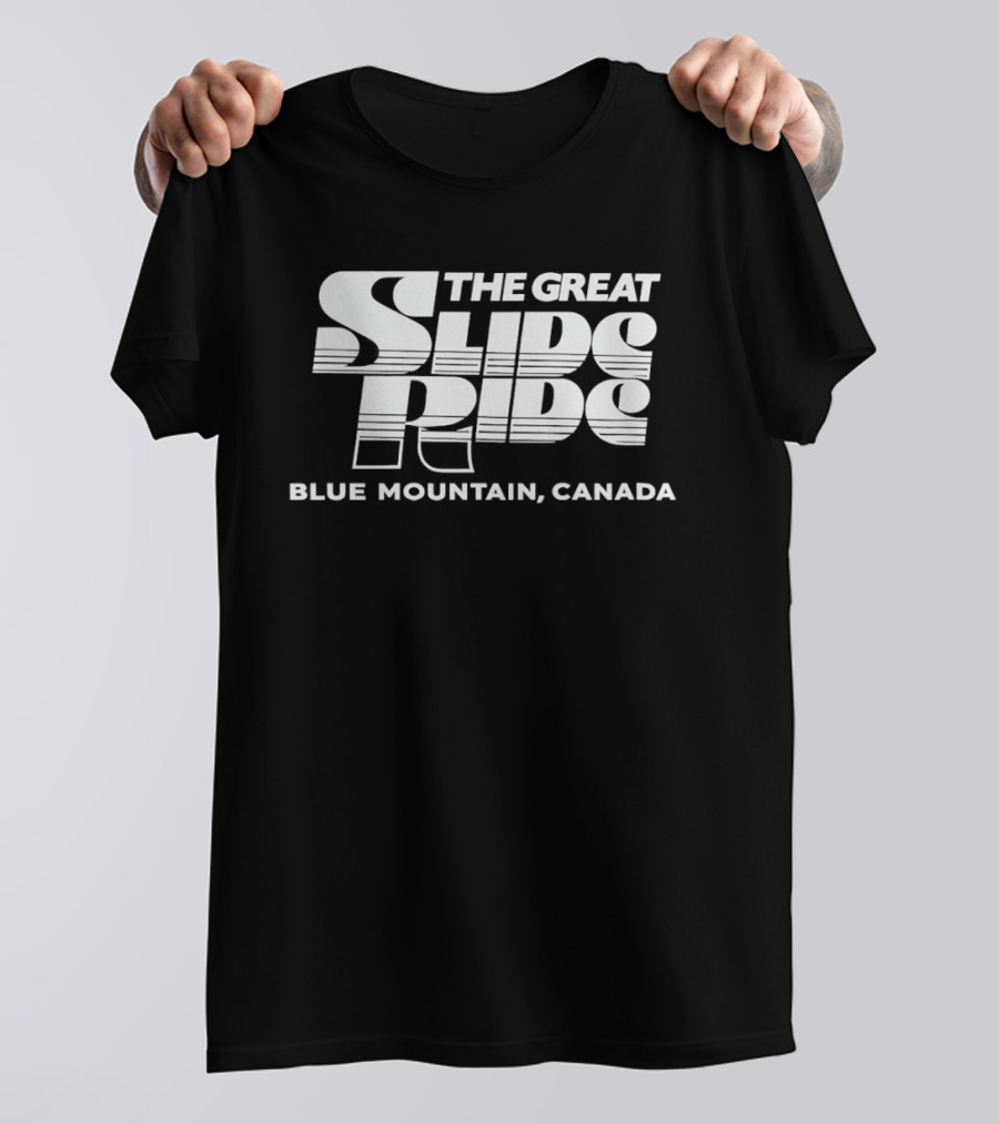 The Great Slide Ride Blue Mountain Canada Adventure Experience T-Shirt