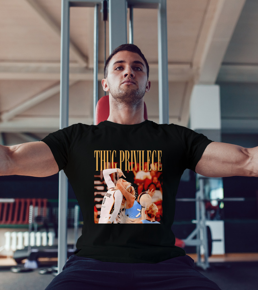 Thug Privilege Sophie Cunningham Basketball Action T-Shirt