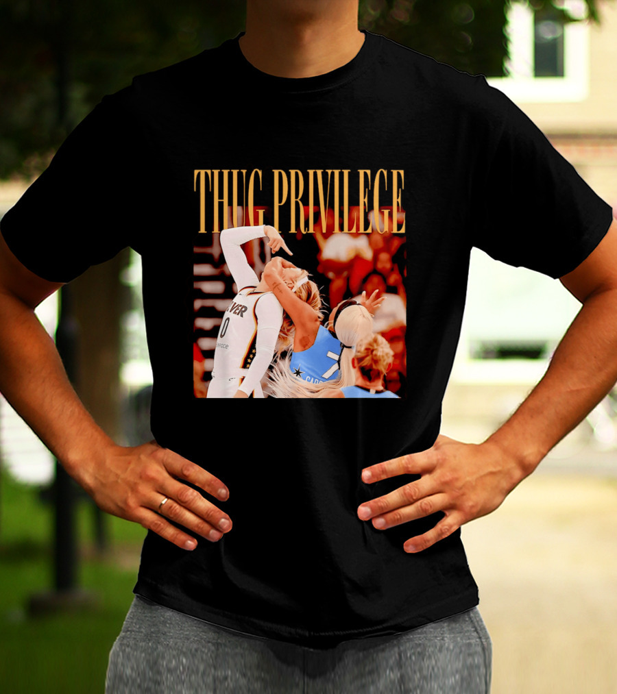 Thug Privilege Sophie Cunningham Basketball Action T-Shirt