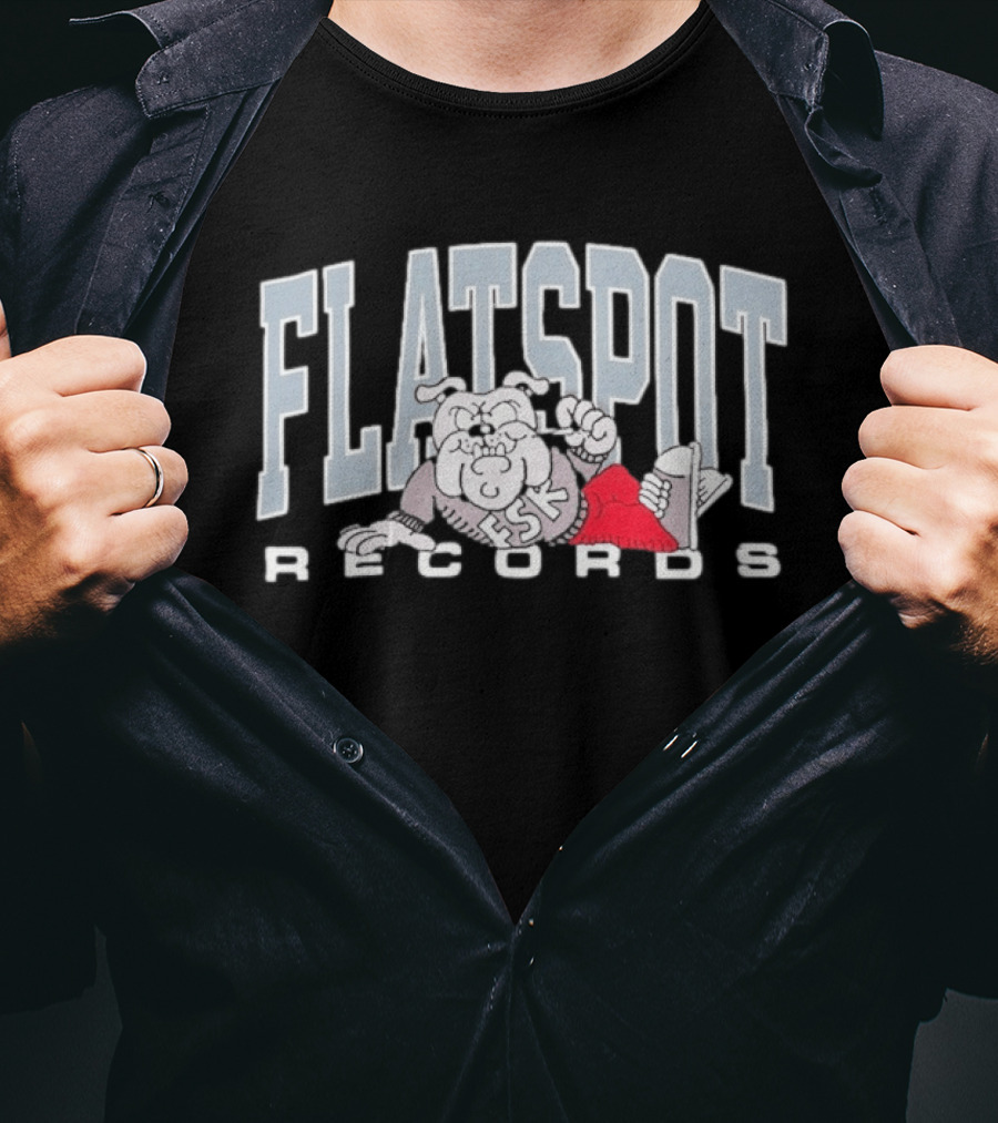 Flatspot Records FSK Embroidered Chill Dog T-Shirt