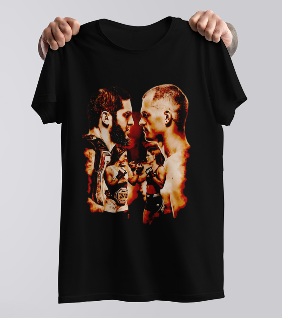 UFC 330 Matchup Islam Makhachev Vs Alexander Volkanovski Face Off T-Shirt