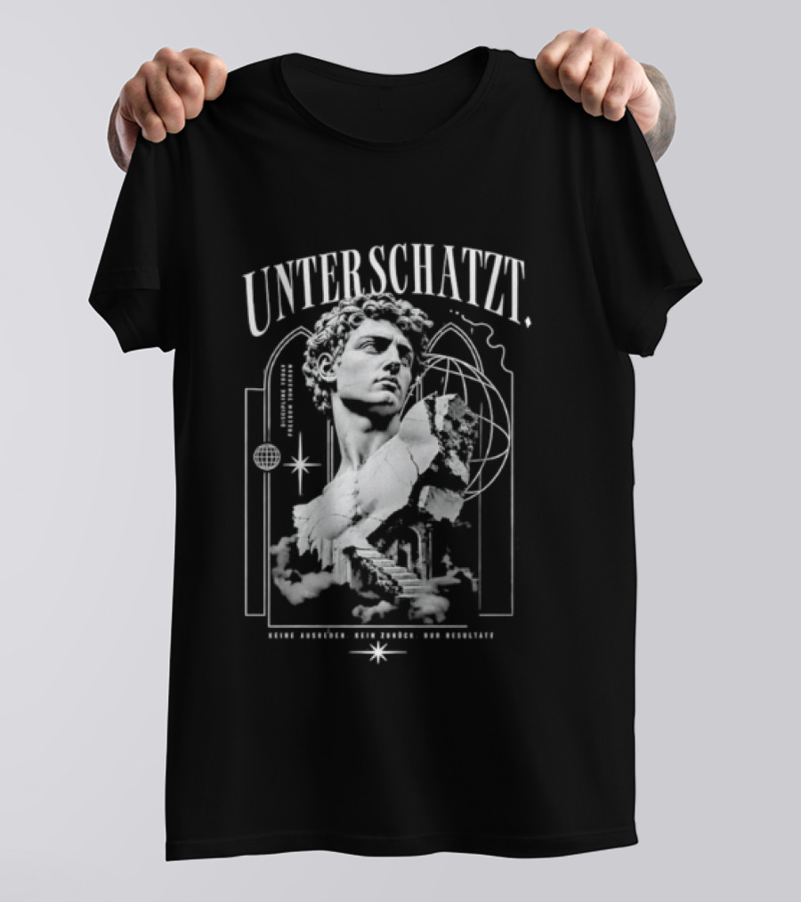 Unterschaetzt Discipline Classical Bust Keine Ausreden Keine Ergebnisse T-Shirt