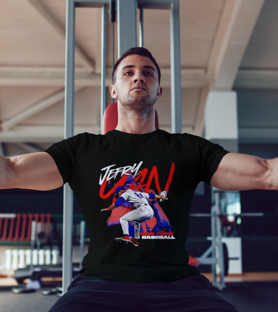 Jefry Yan New York Baseball Bootleg Pitcher Action Photo T-Shirt