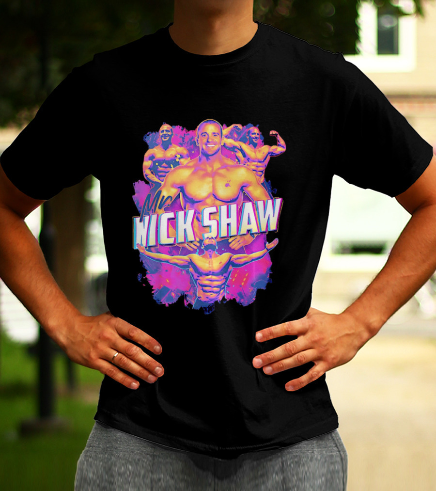 Mr Nick Shaw Bodybuilding Motivation Fitness Enthusiast Hype T-Shirt