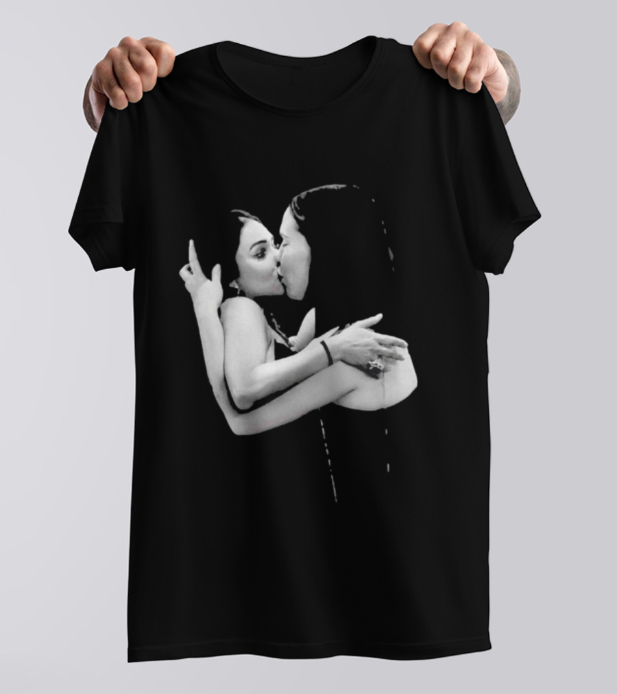Nikita Rawal Viral Kiss Romantic Embrace T-Shirt
