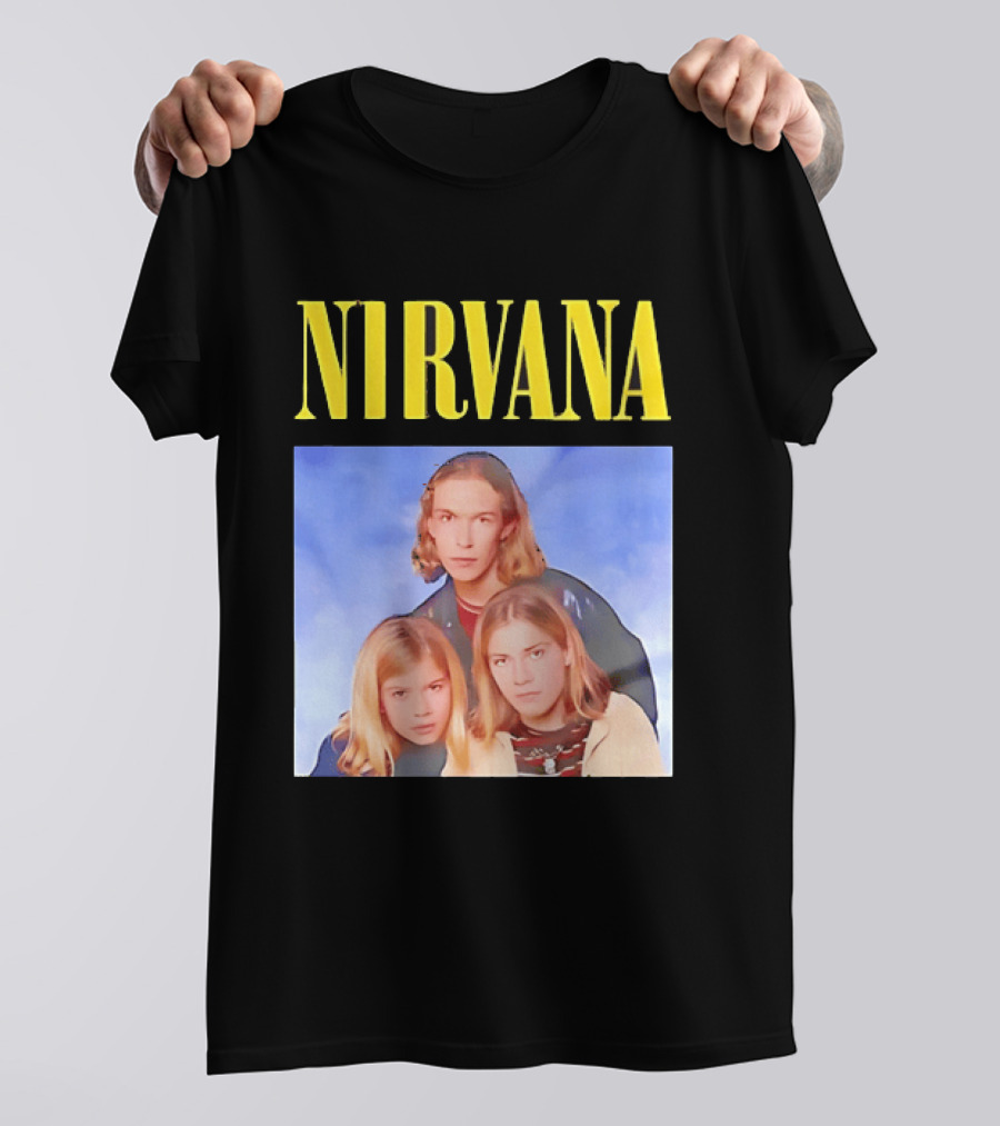Nirvana Hanson Trio Blue Cloud Bootleg T-Shirt