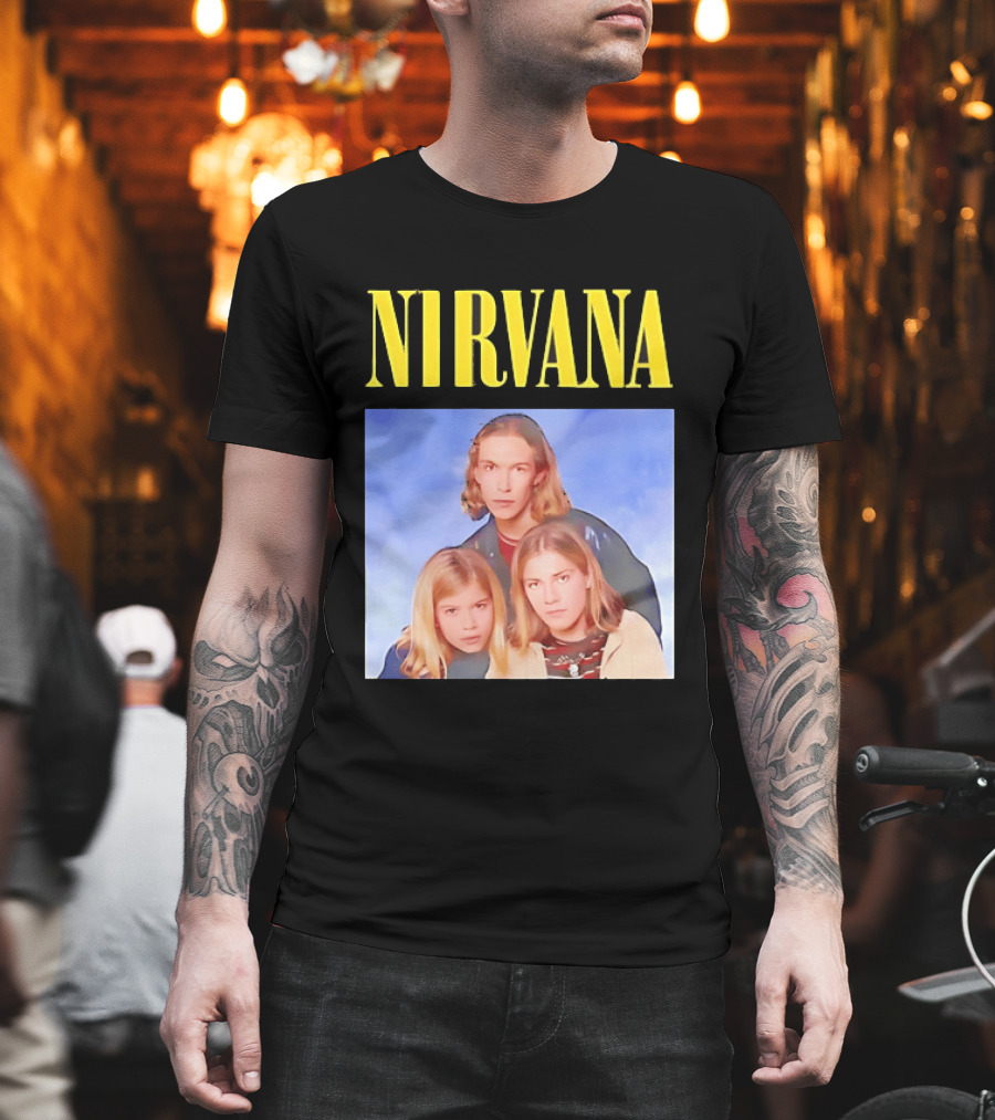 Nirvana Hanson Trio Blue Cloud Bootleg T-Shirt