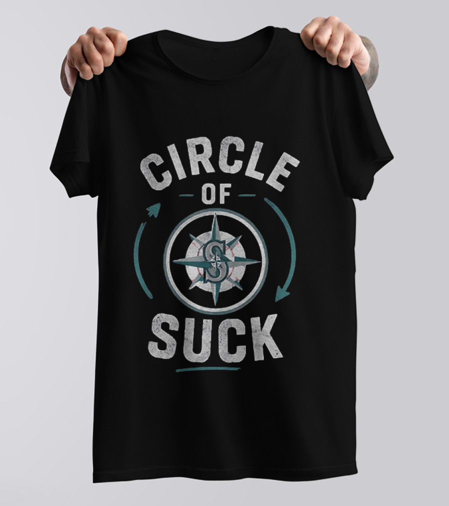 Circle Of Suck Seattle Mariners T-Shirt