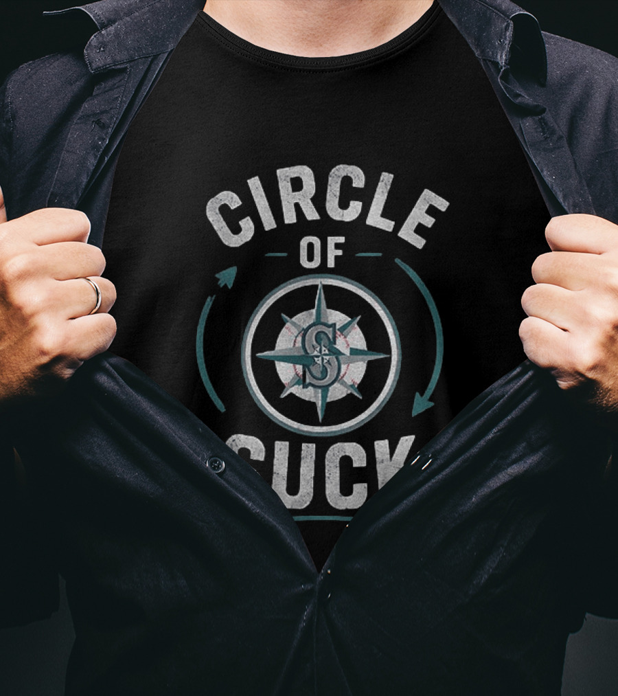 Circle Of Suck Seattle Mariners T-Shirt
