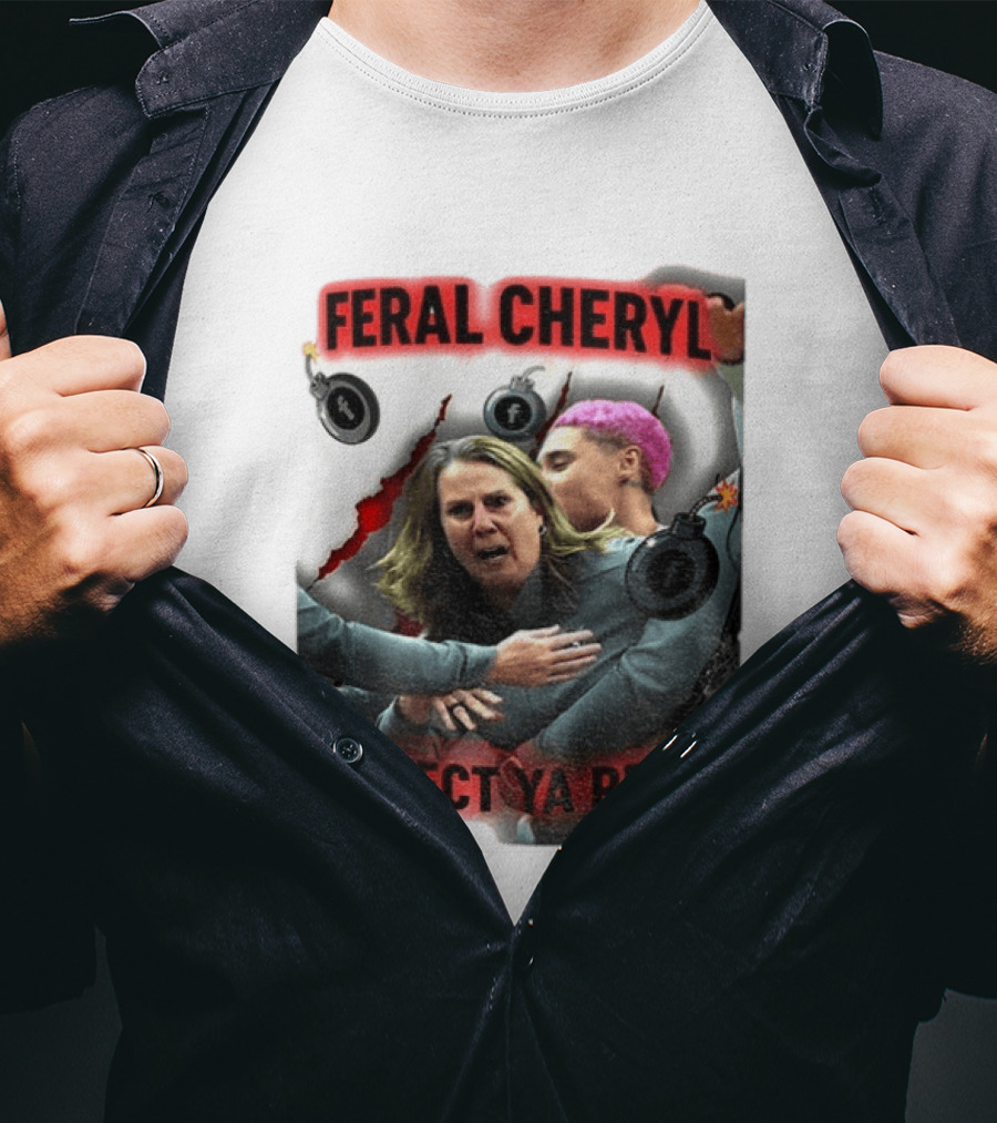 Feral Cheryl Protect Ya Refs Basketball T-Shirt