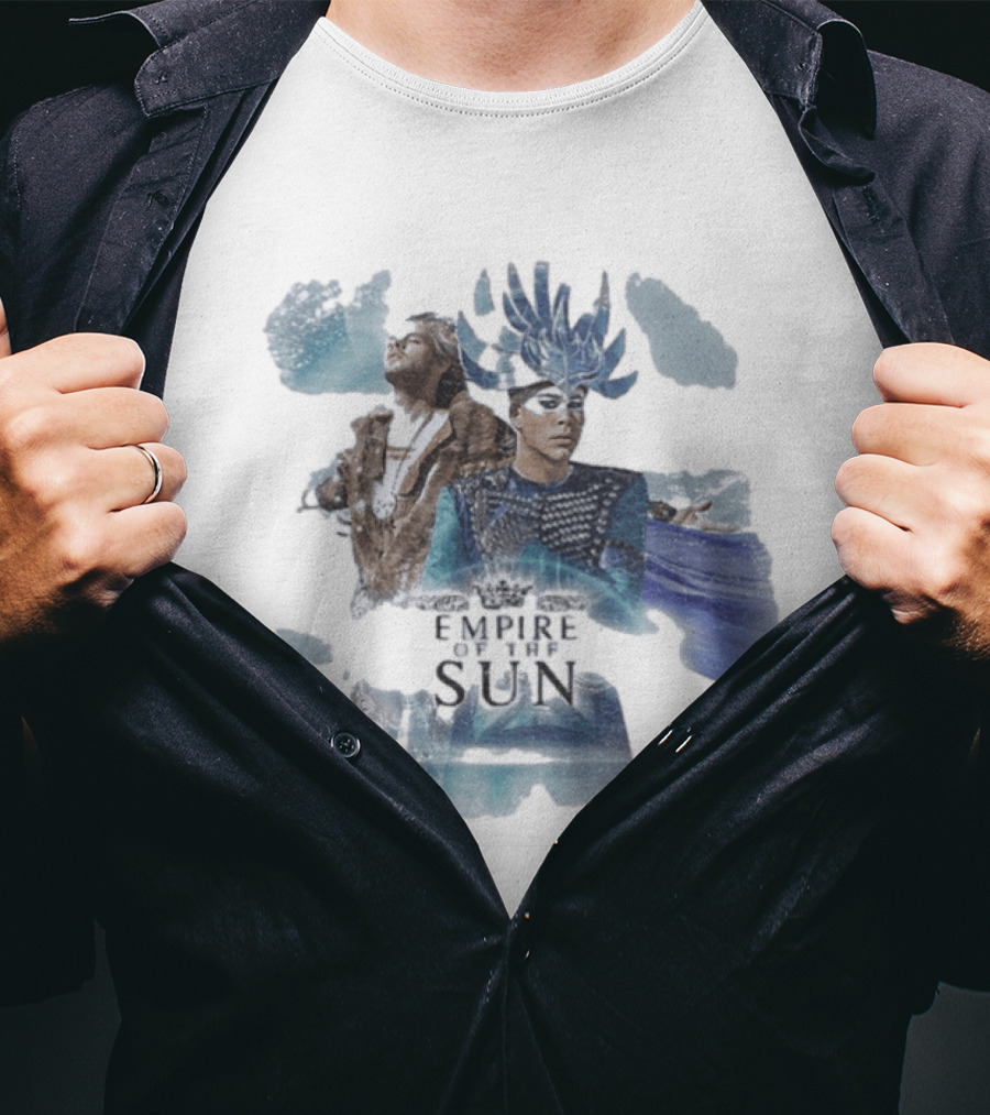 Empire Of The Sun White Ice On The Dune Duo Visual T-Shirt