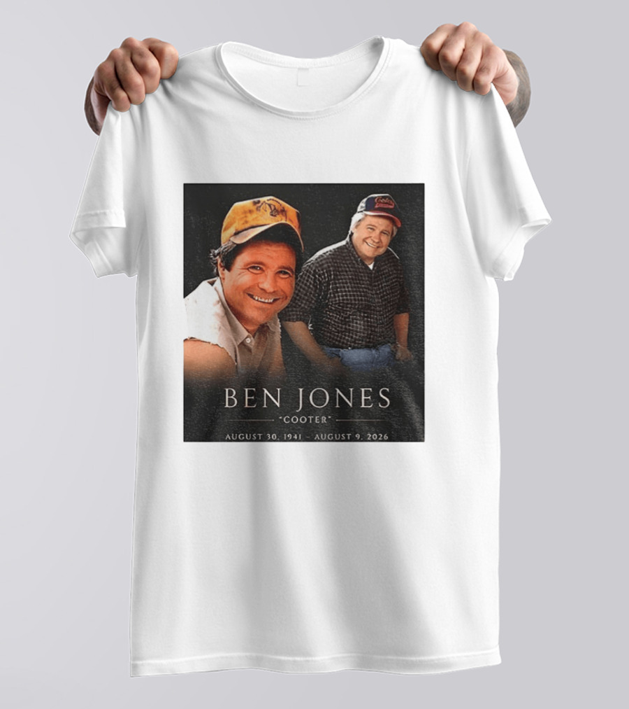 Ben Jones Cooter Memorial August 30 1941 August 9 2026 T-Shirt