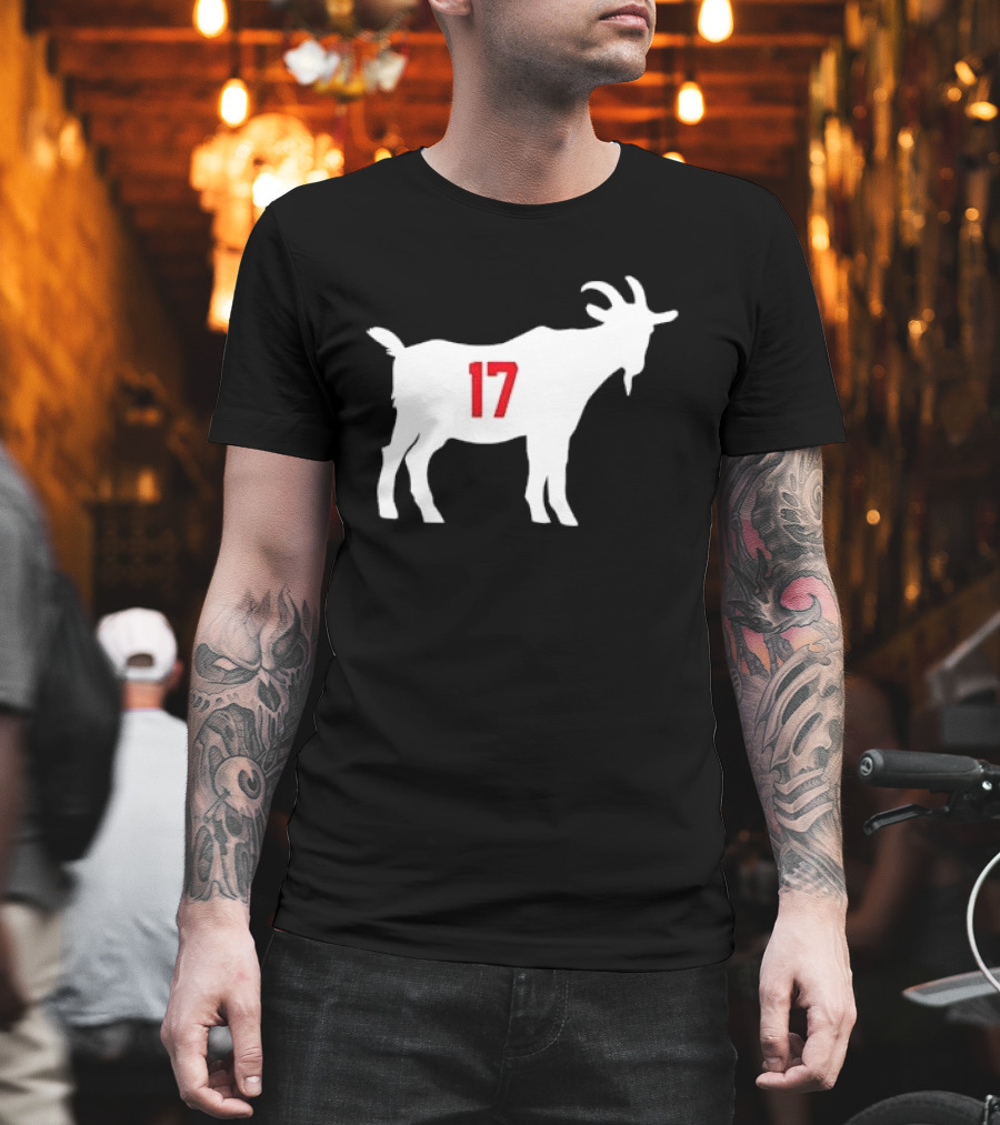 17 White Billy Goat T-Shirt