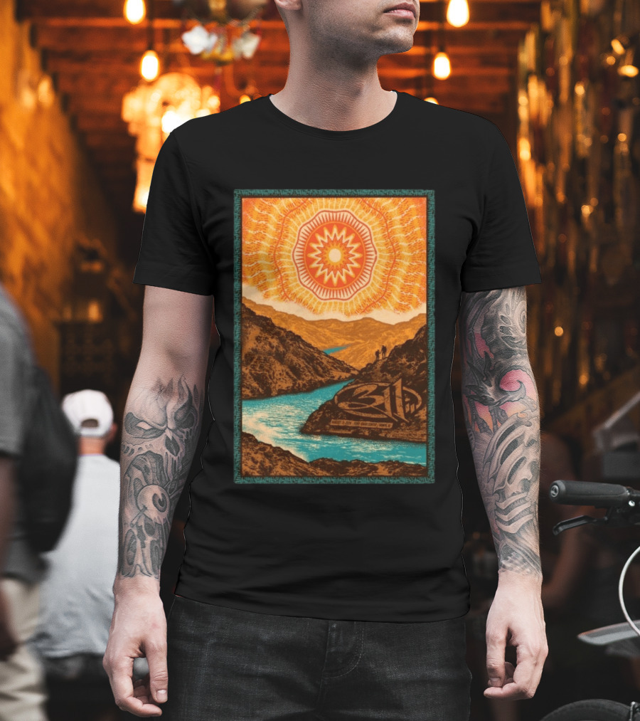 311 August 11 2026 Nampa ID Sunburst Mountain River Scene T-Shirt