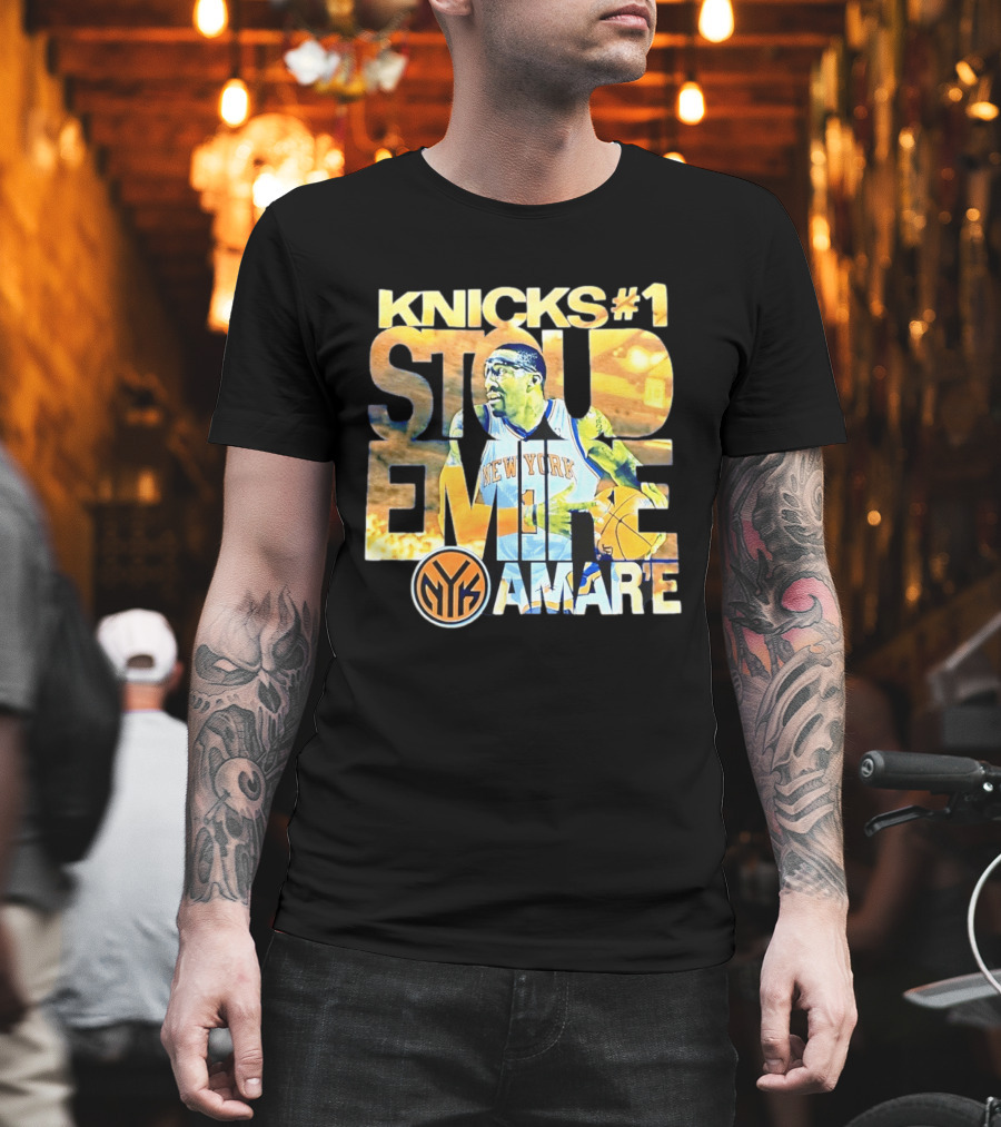 Knicks #1 Stoudemire Amare New York NYK T-Shirt