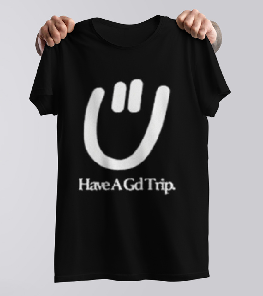 Have A Gd Trip Lemons Washed Smiley Face T-Shirt
