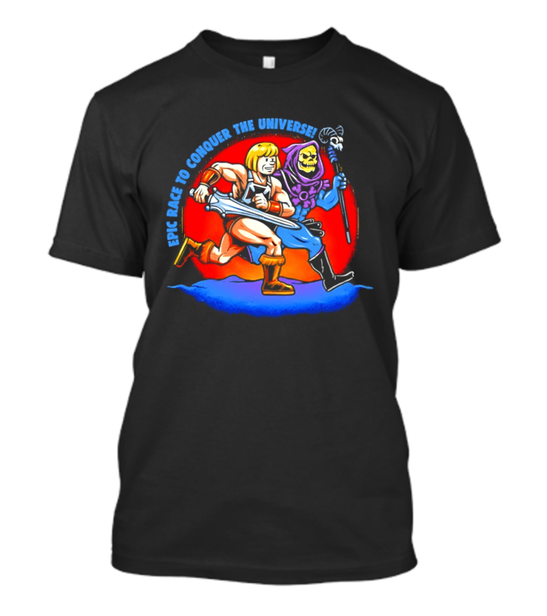 He Man And Skeletor Race To Conquer The Universe Masters Of The Universe T-Shirt