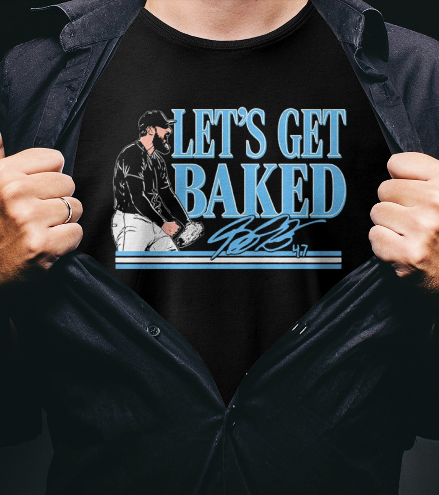 Corbin Burnes Let's Get Baked MLB Baseball Player T-Shirt