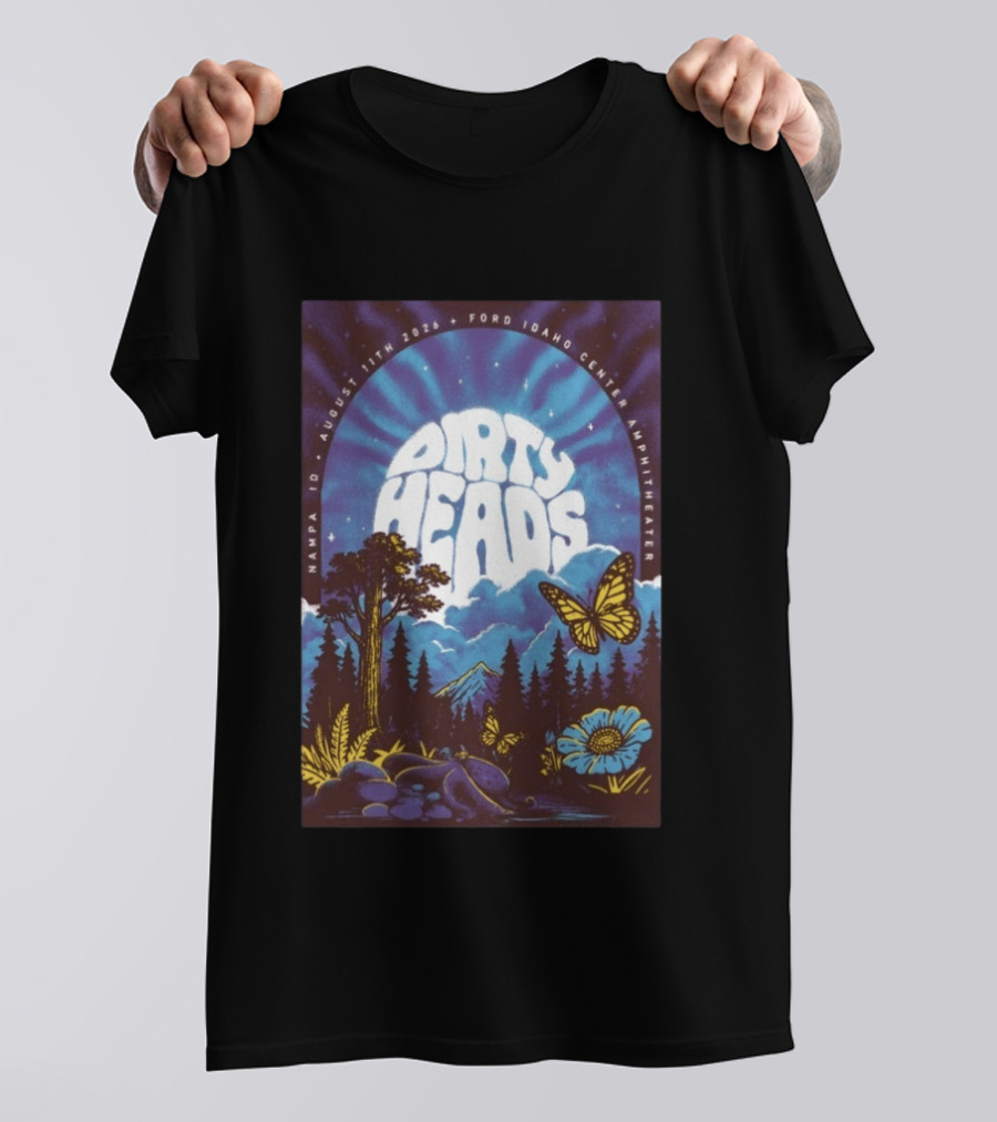 Dirty Heads August 11 2026 Nampa ID Ford Idaho Center Amphitheater Tour T-Shirt