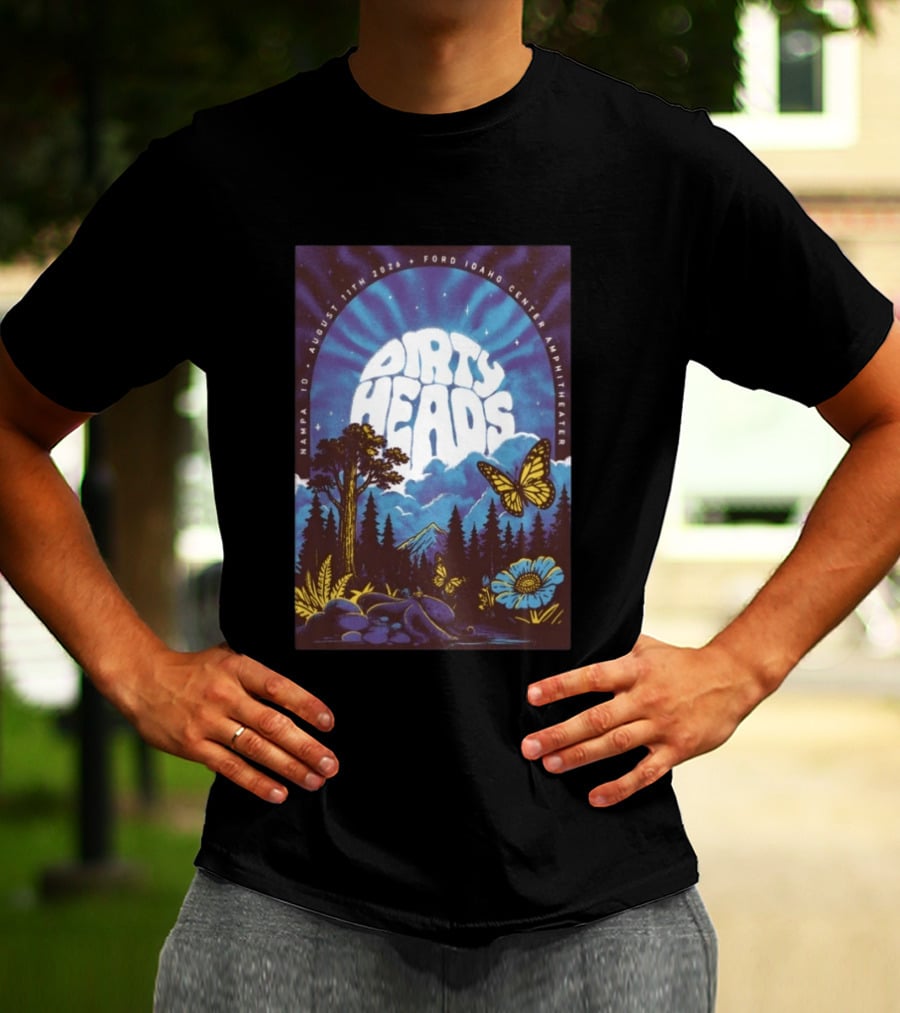 Dirty Heads August 11 2026 Nampa ID Ford Idaho Center Amphitheater Tour T-Shirt