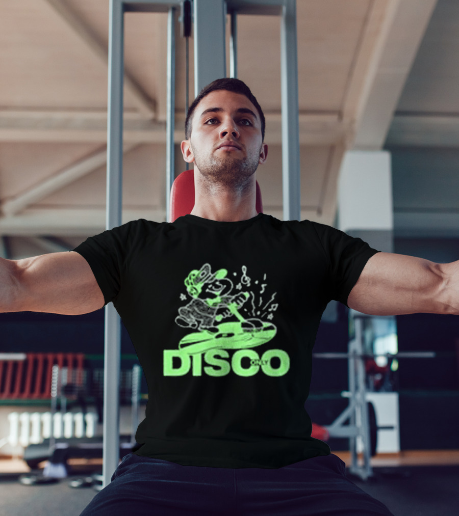 Disco Only Groove Maintenance Retro Character Dance Vibes T-Shirt