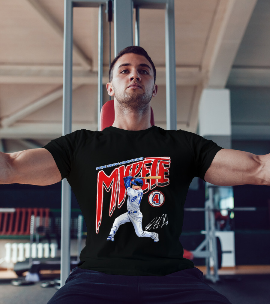 Pete Crow Armstrong MVPete Chicago Cubs Baseball Number 4 T-Shirt