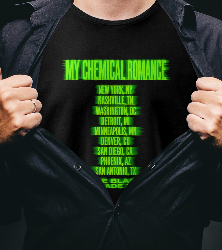 My Chemical Romance The Black Parade 2026 Nashville TN Tour Dates T-Shirt
